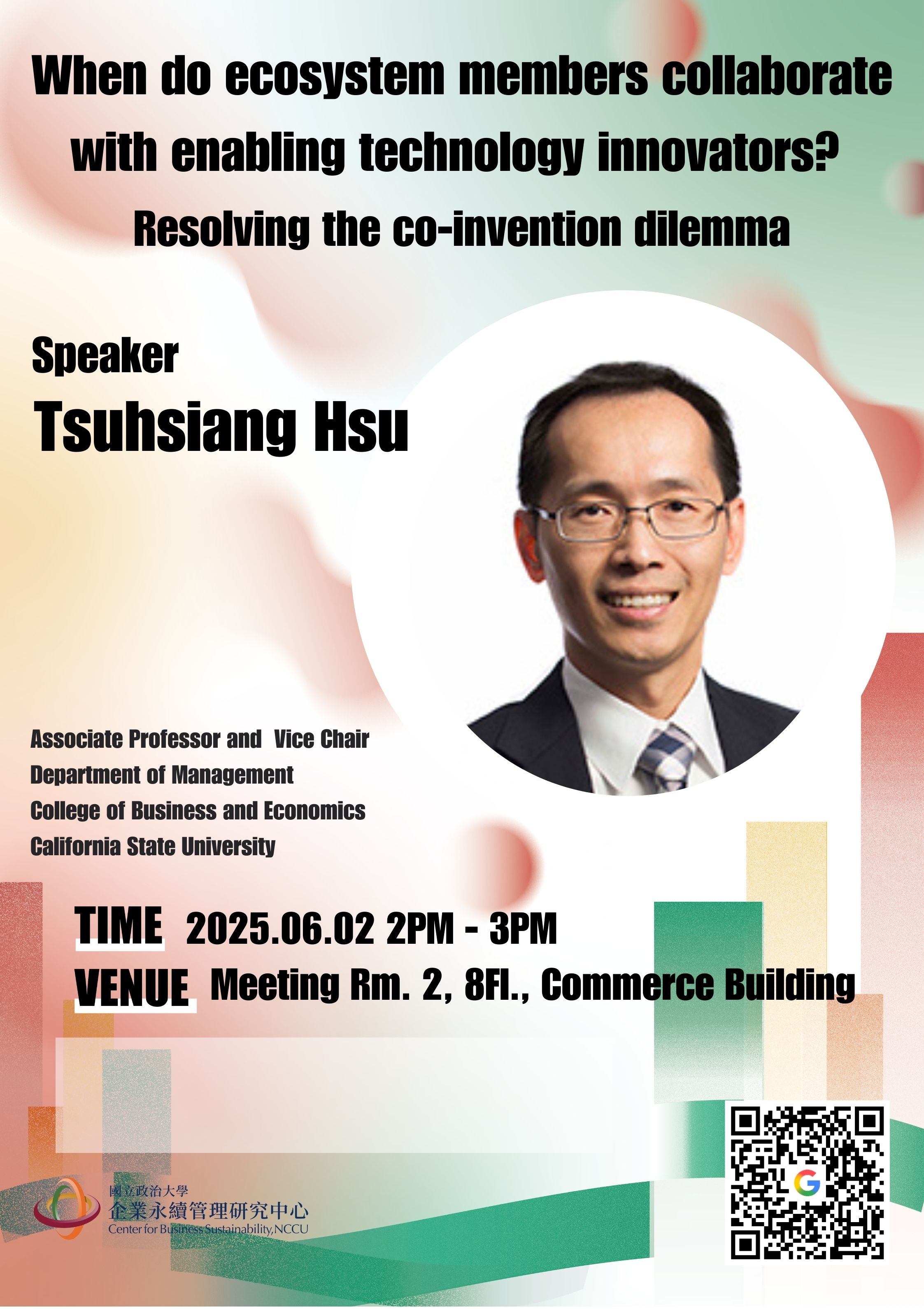 0602演講海報_Tsuhsiang (Sean) Hsu_v3 0602演講海報_Tsuhsiang (Sean) Hsu_v3